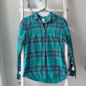 Blue and Purple Jcrew Button Down